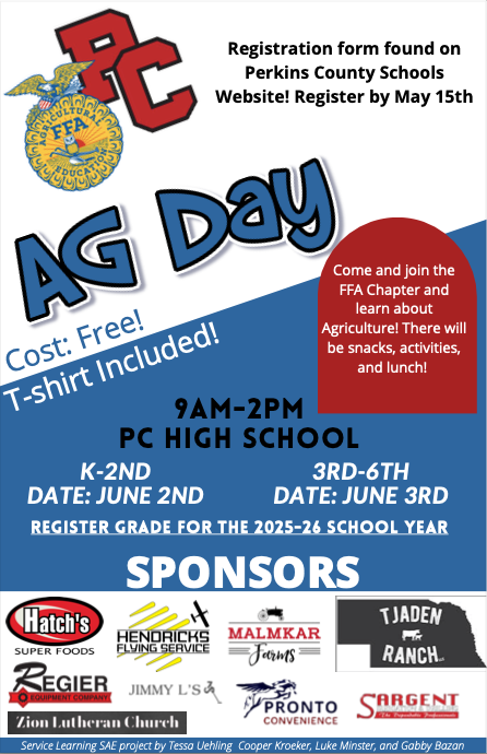 2025 FFA Ag Day Registration