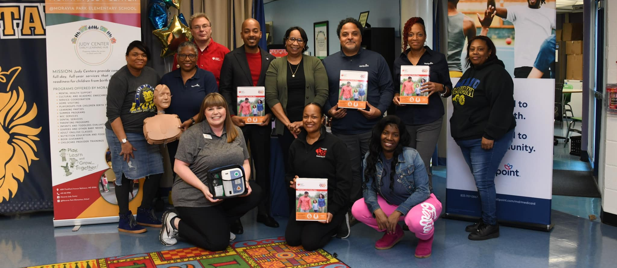 Moravia Judy Center - CPR Class for families in honor of Heart Month