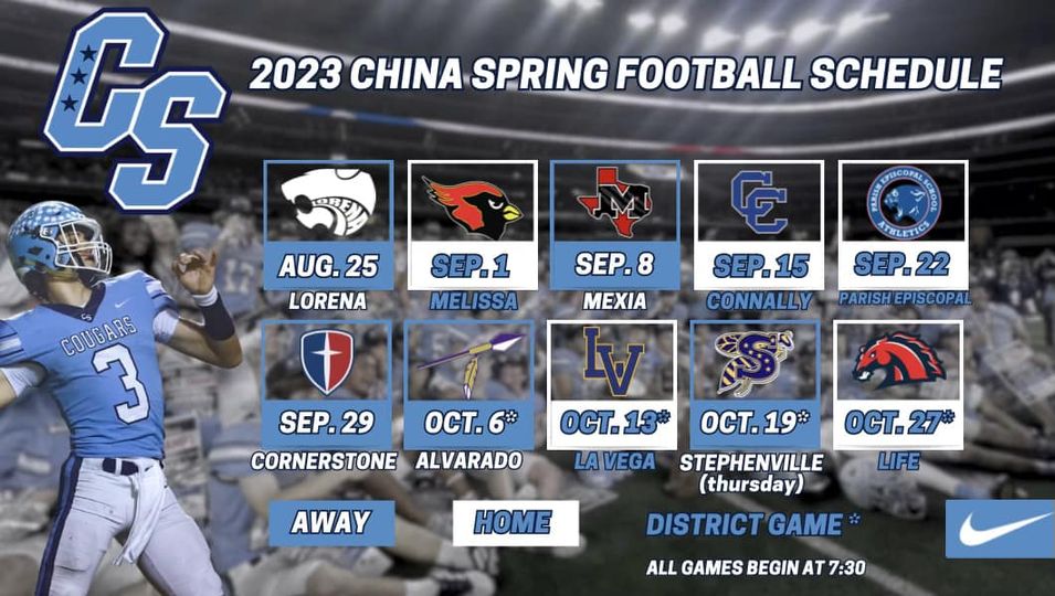 FB SCHEDULE