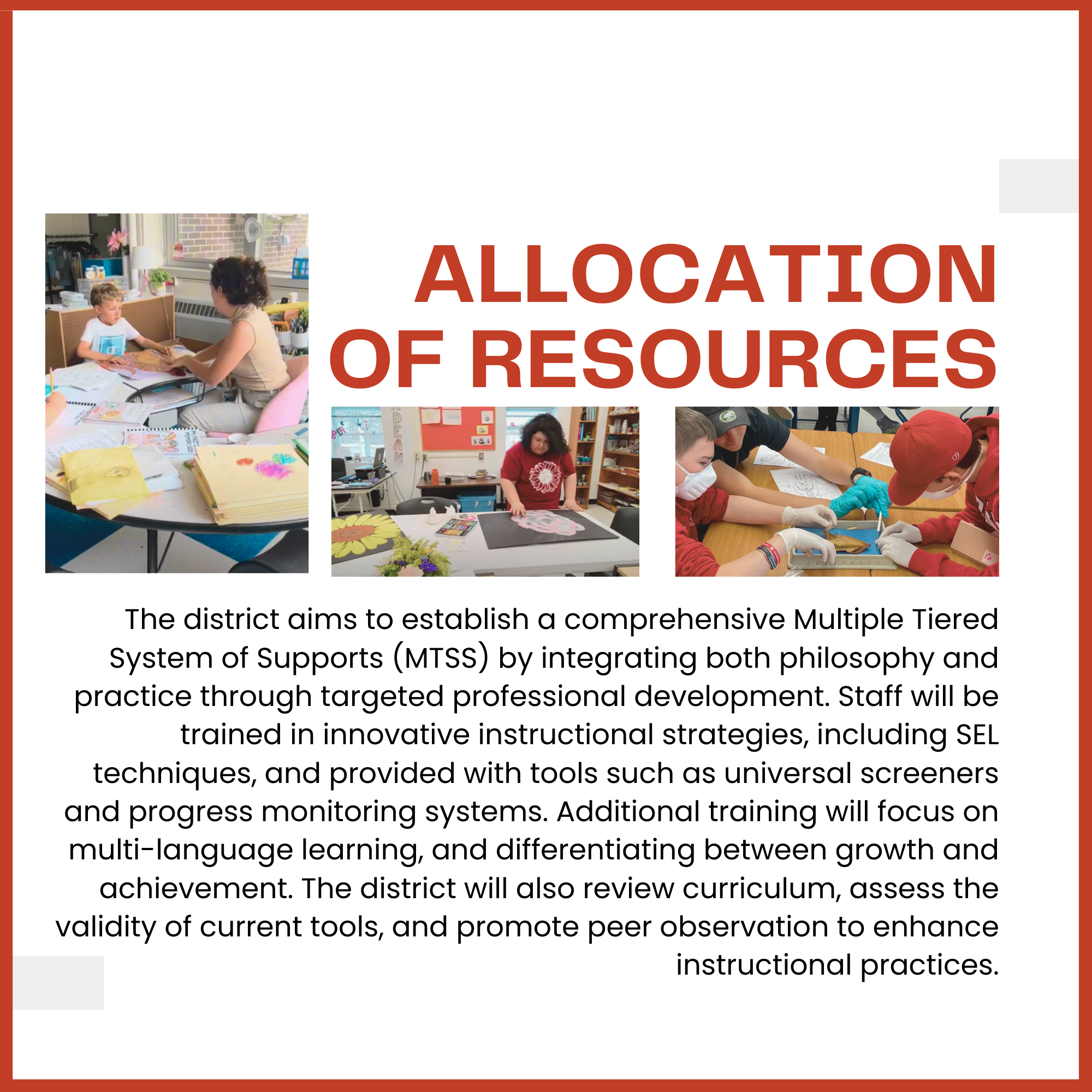 Allocation of Resources