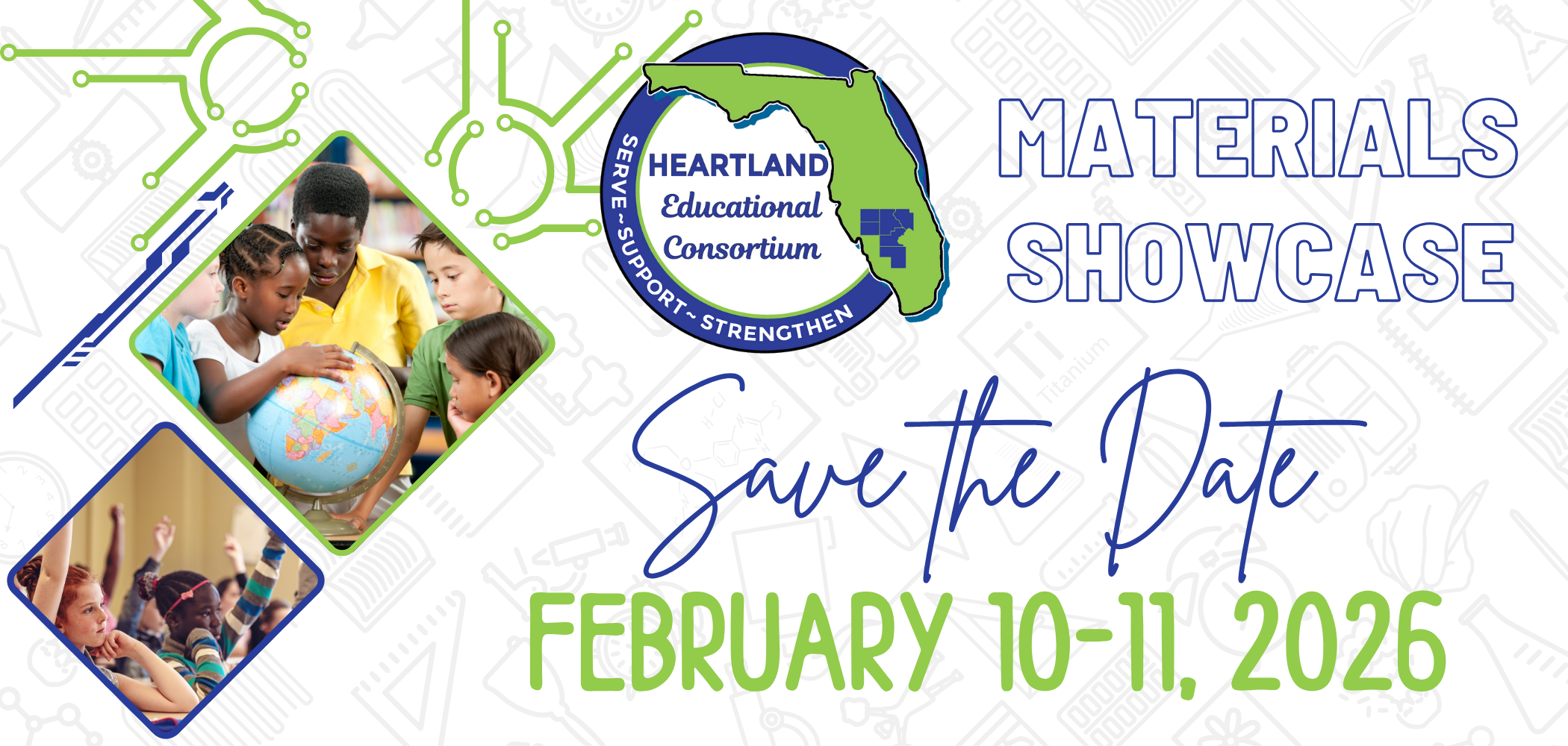 Materials Showcase Save the Date
