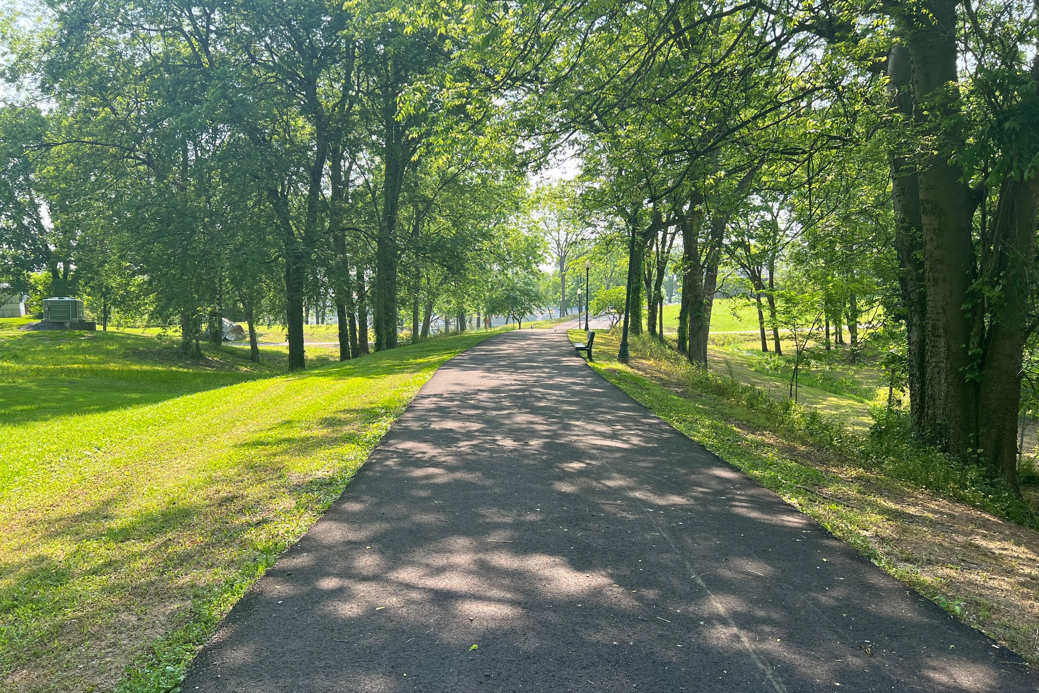 after walking trail restoration
