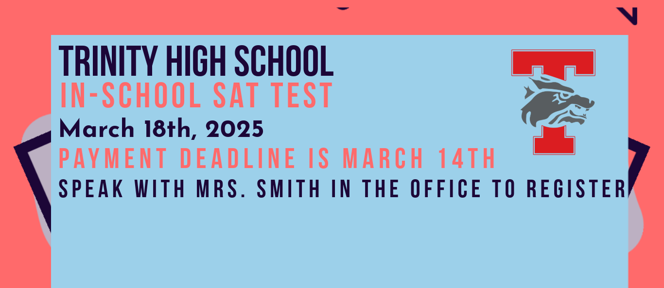 banner about sat test