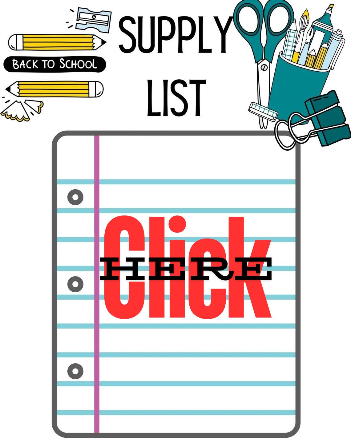 Click Here for School Supplies List