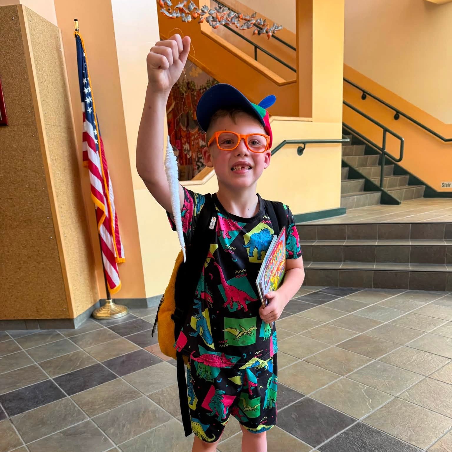 Aiden brings kindness, fun, and style to school every day!