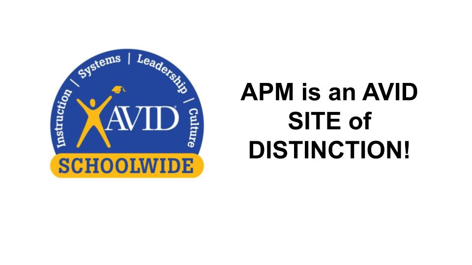 We are an Avid School!