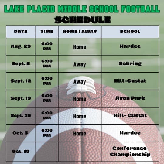 Football | Lake Placid Middle School