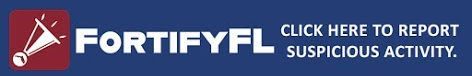 FortifyFL: Suspicious Activity Reporting App.  See suspicious activity at your school?  Report It.