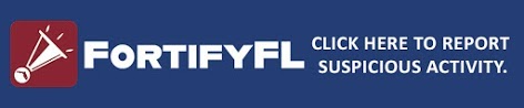 FortifyFL: Suspicious Activity Reporting App.  See suspicious activity at your school?  Report It.