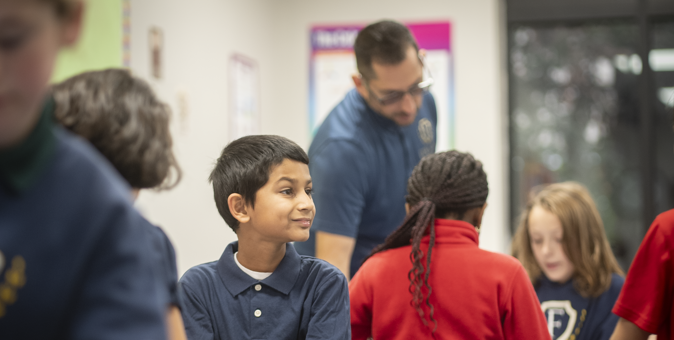 students smiling