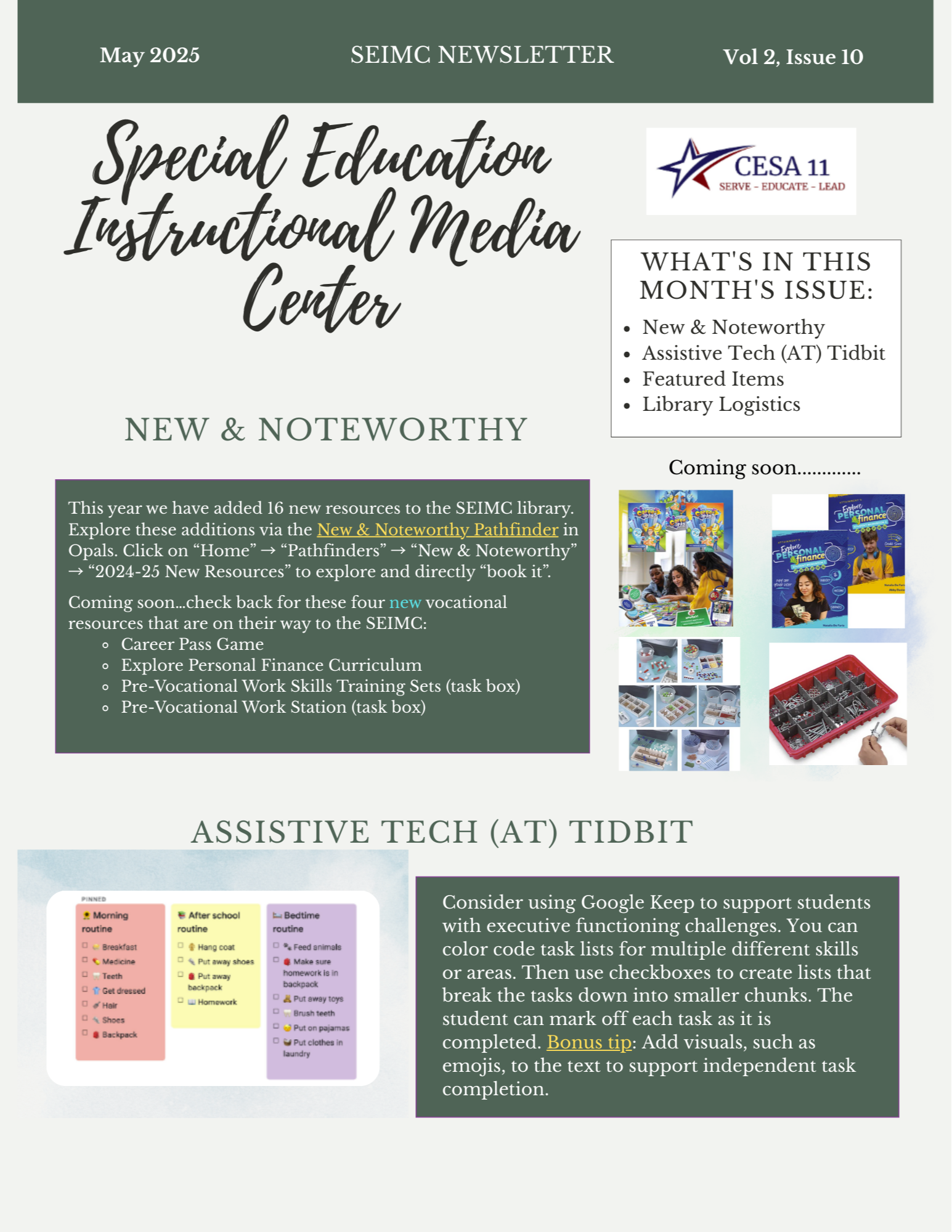 May 2025 Newsletter Page 1
