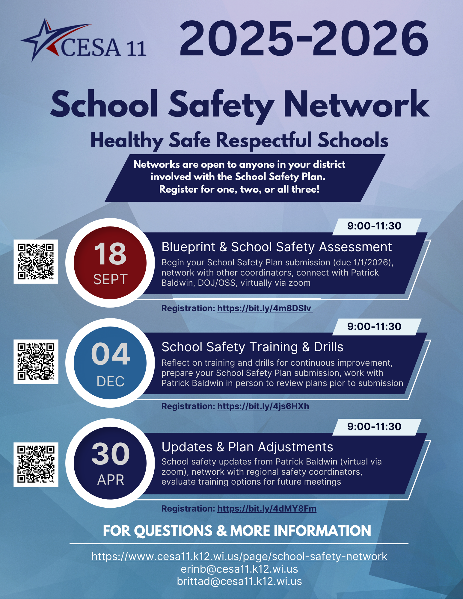 School Safety Network Meetings
