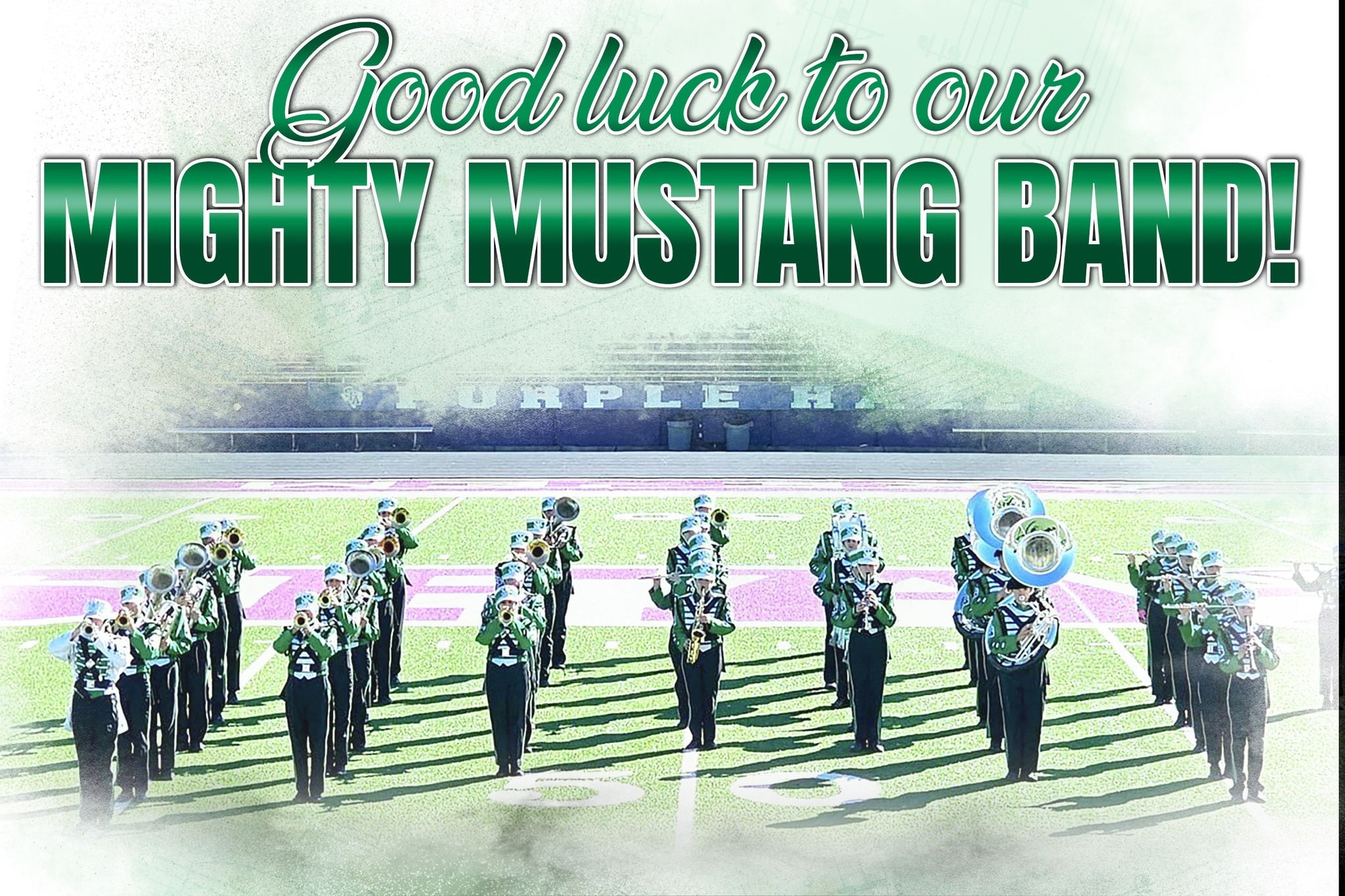 Good Luck Band Graphic