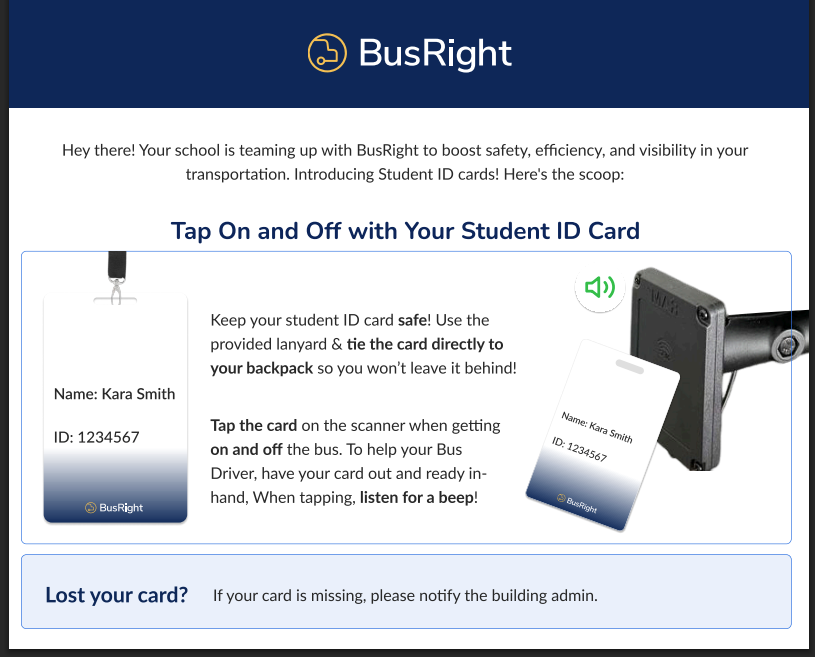 Student Tracking Flyer