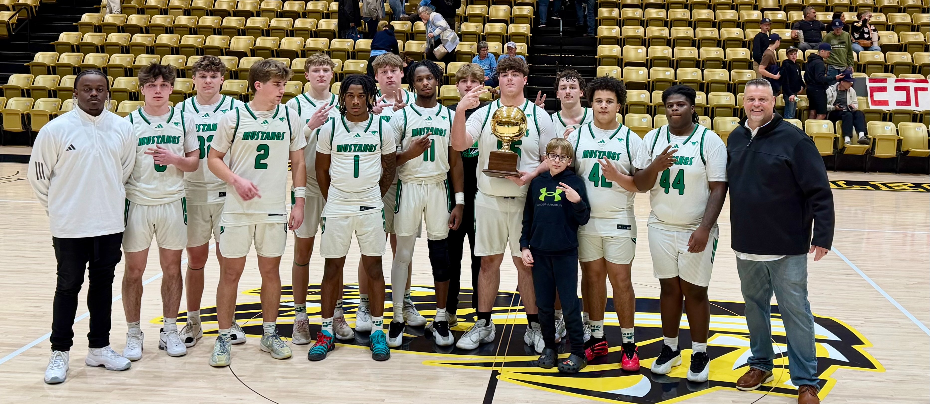 2025-26 Mustangs are Bi-District Champions