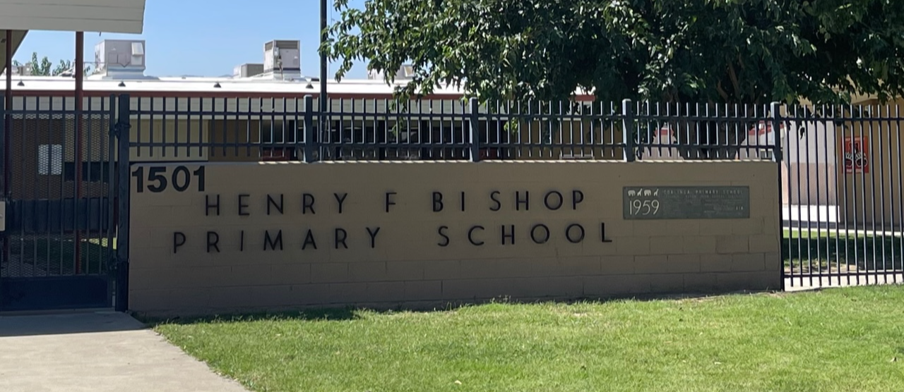 Bishop Elementary School Entrance