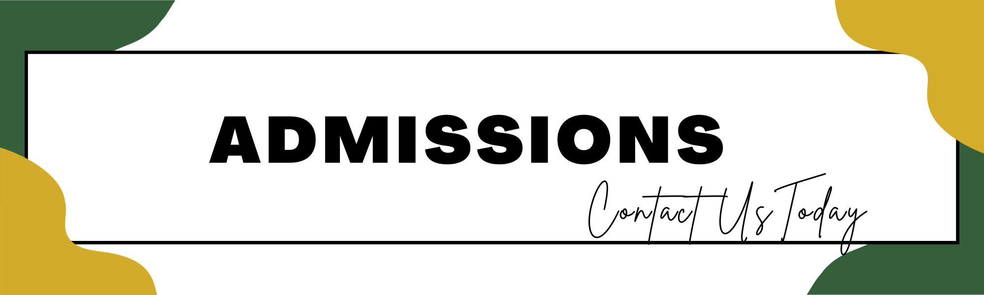 Admissions Header