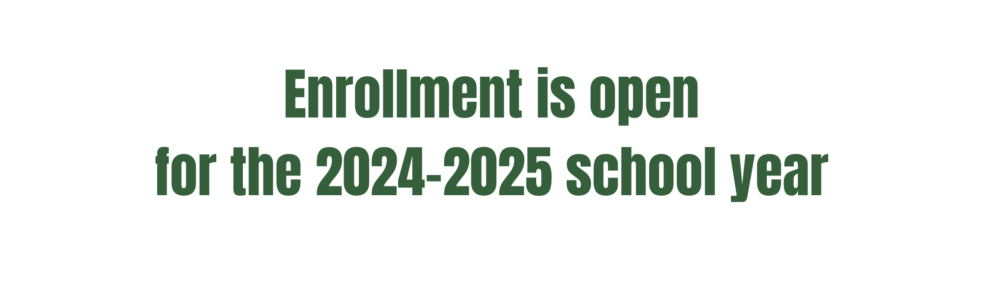 Enrollment