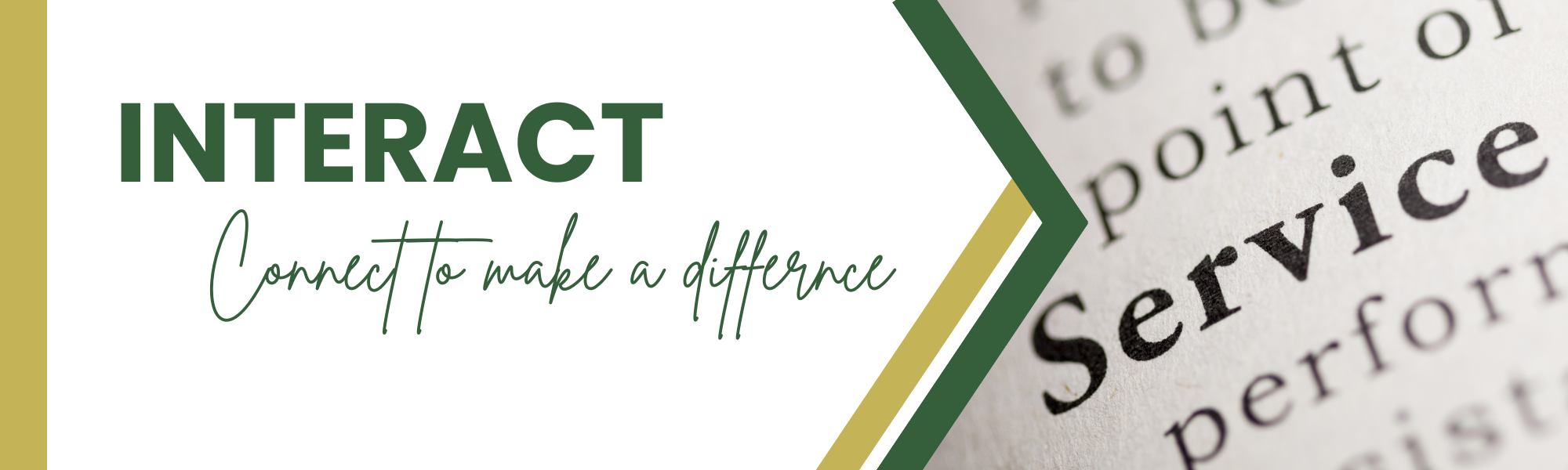 Interact Club Connect to make a difference