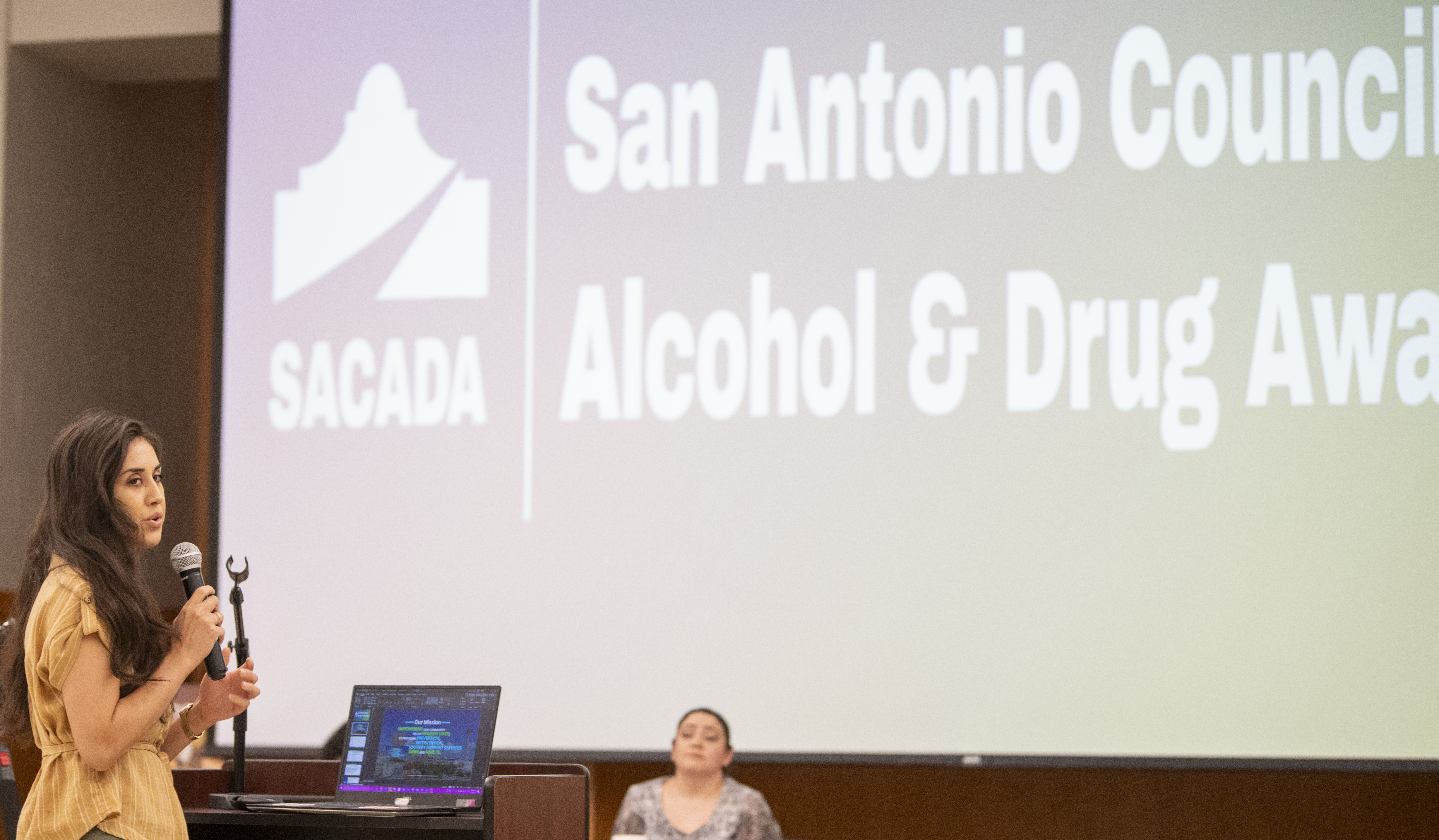 Presentation during a SHAC meeting