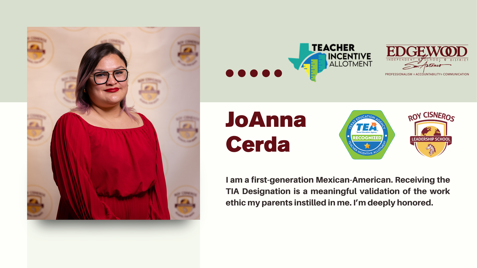 Ms Cerda TIA Designee