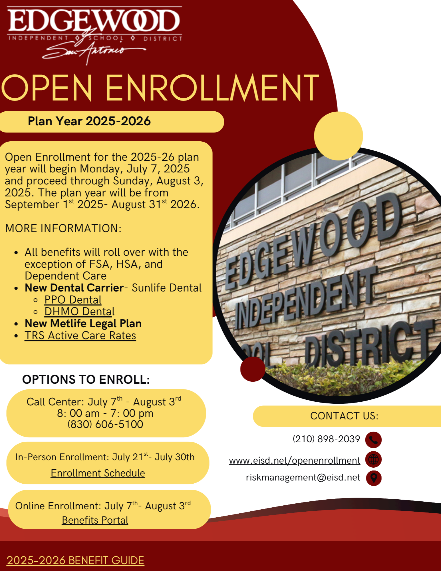 Open Enrollment 2025 information