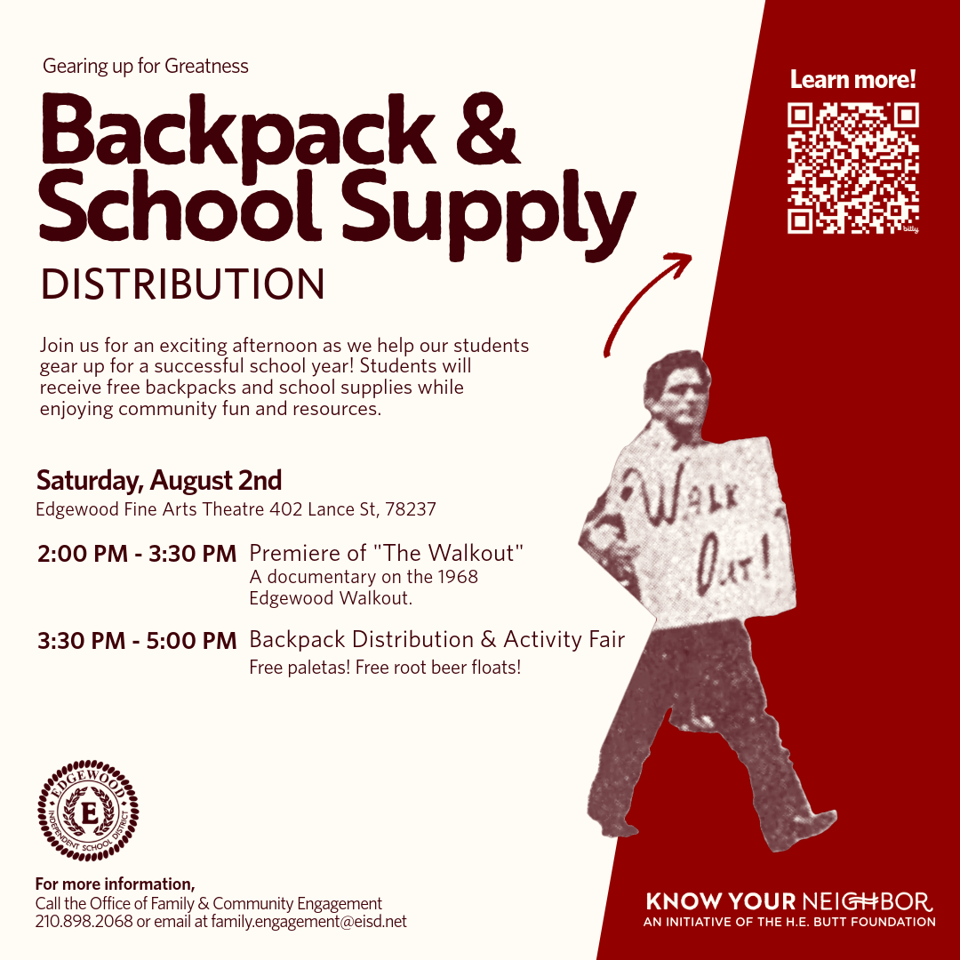 documentary screening and free backpacks on August 2