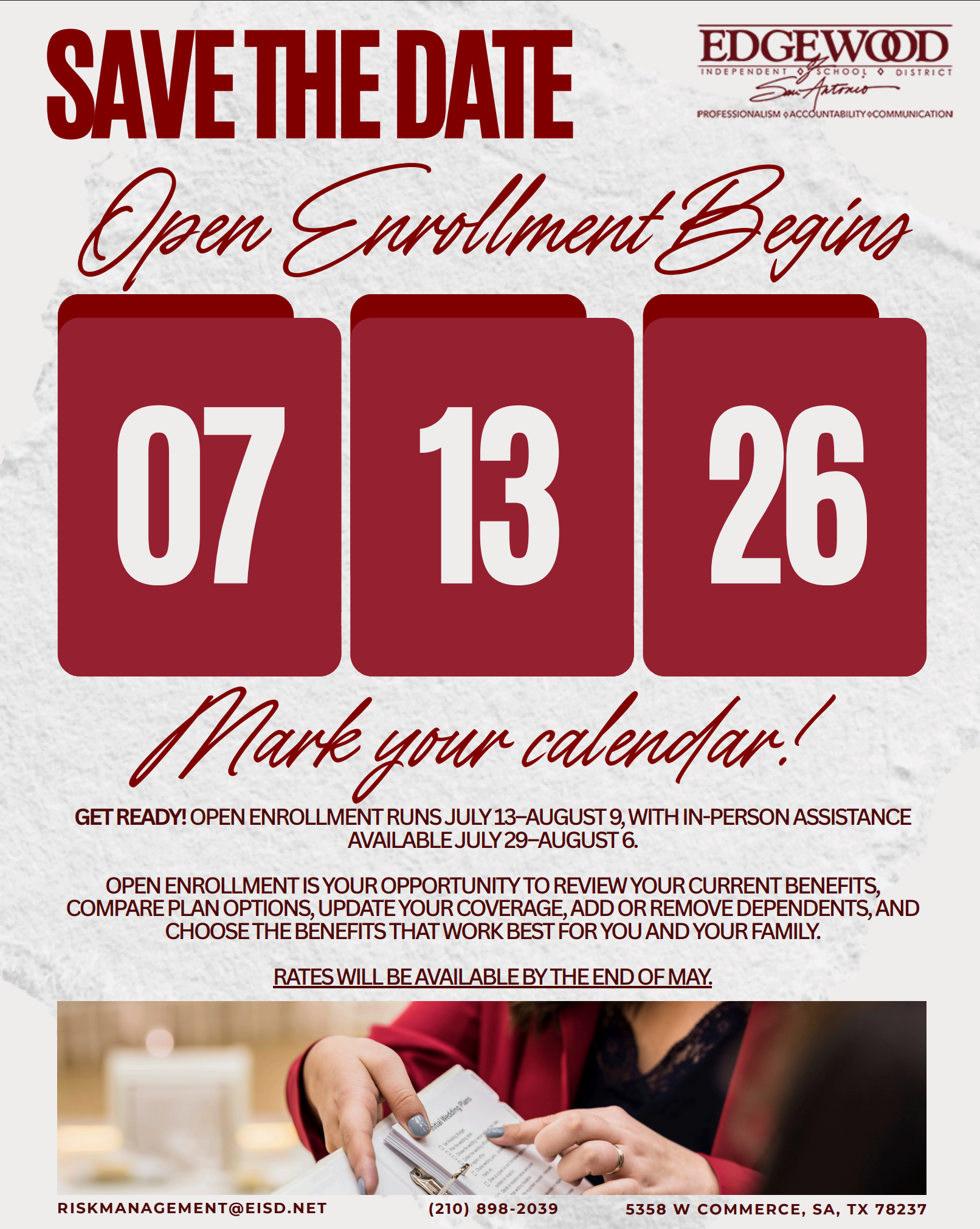 Open Enrollment 2026 information