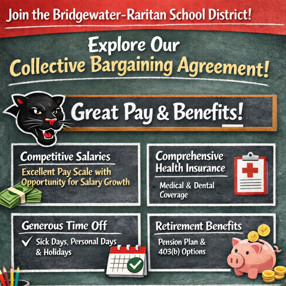 Graphic providing a summary of employment benefits from the CBA