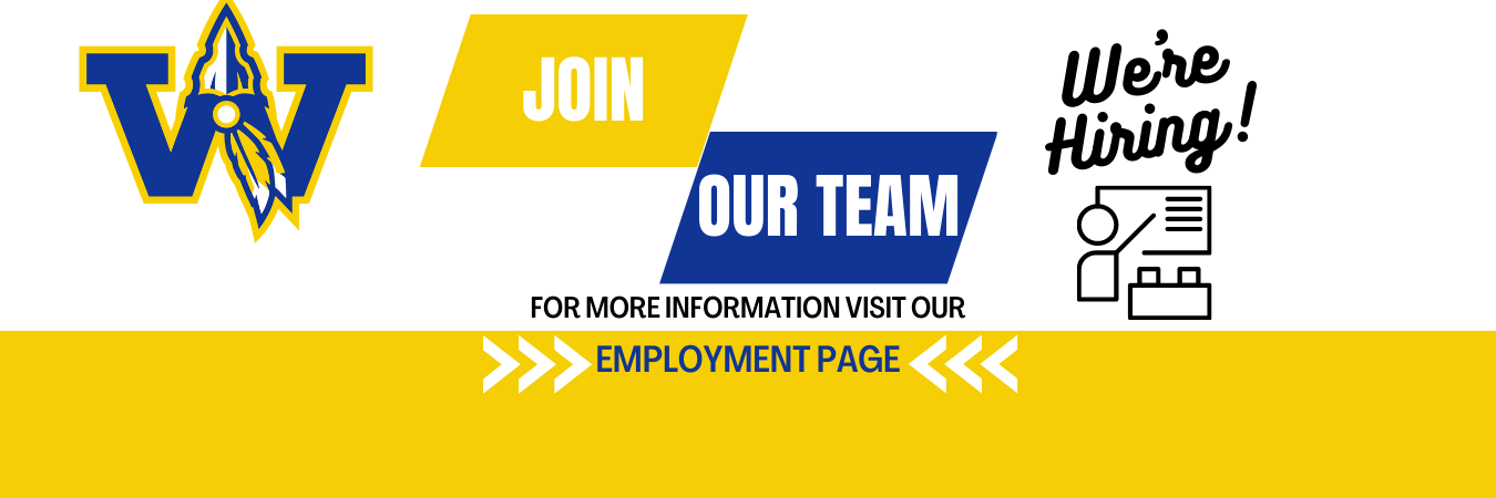join our team. wapello logo. we're hiring. For more information visit our employment page