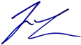 Dr. Jerry Lager Signature