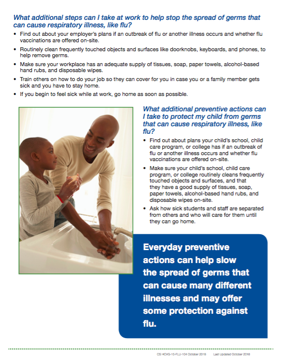 Everyday Preventive Actions Can Help Fight Germs, Like Flu - Page 2