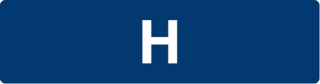 the letter H