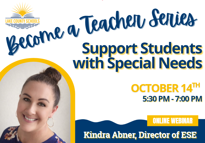 Become a Teacher Session Support Student with Special Needs Fall 2026