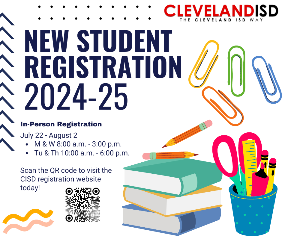 new student registration flyer en