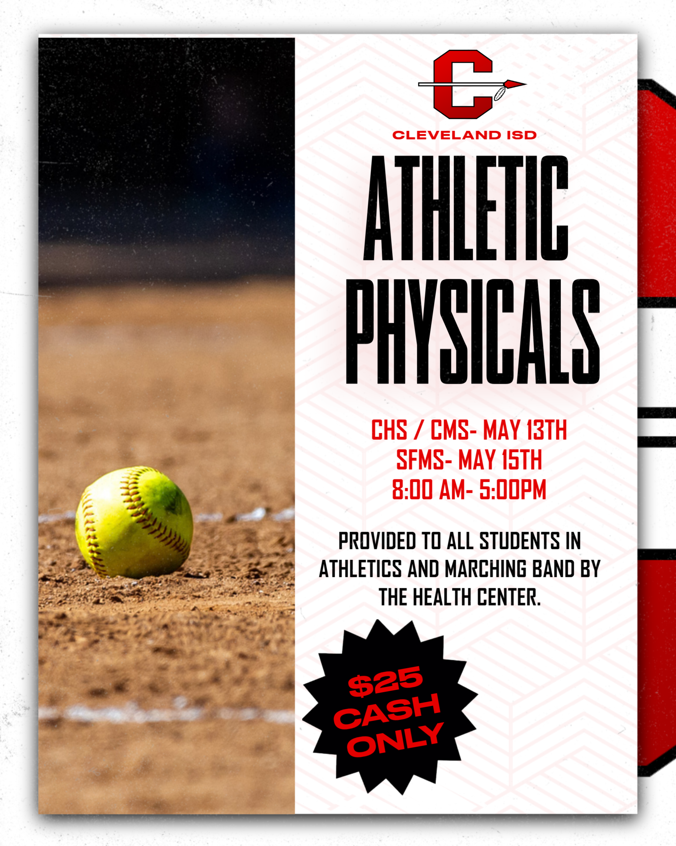 Athletics Physicals 