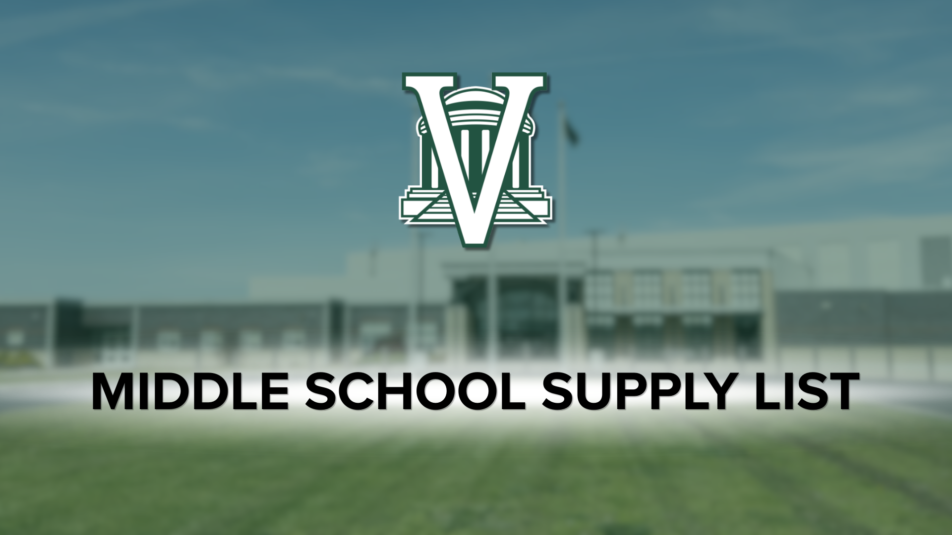 CMS Supply List