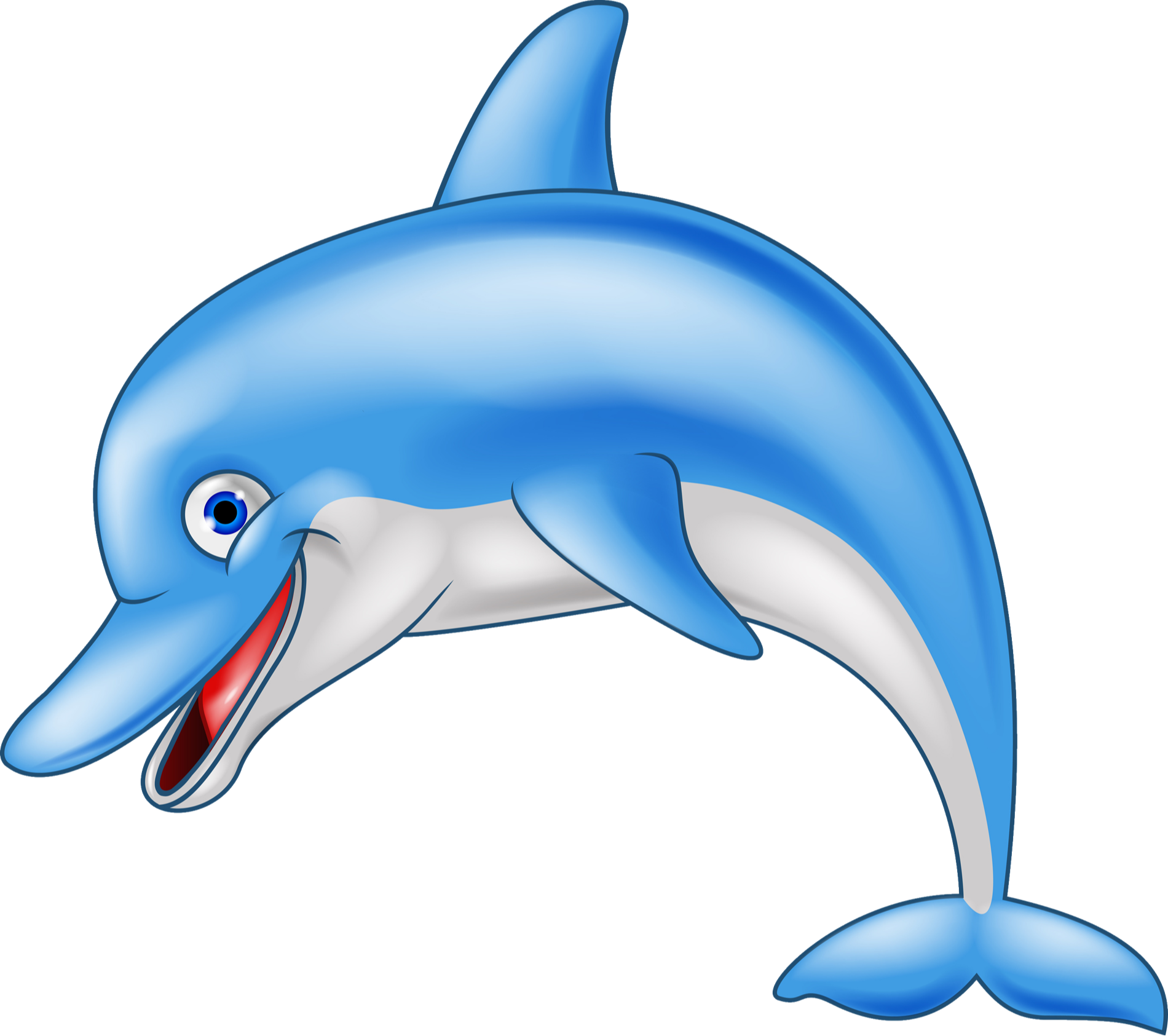 Nautilus Elementary logo - Dolphin mascot