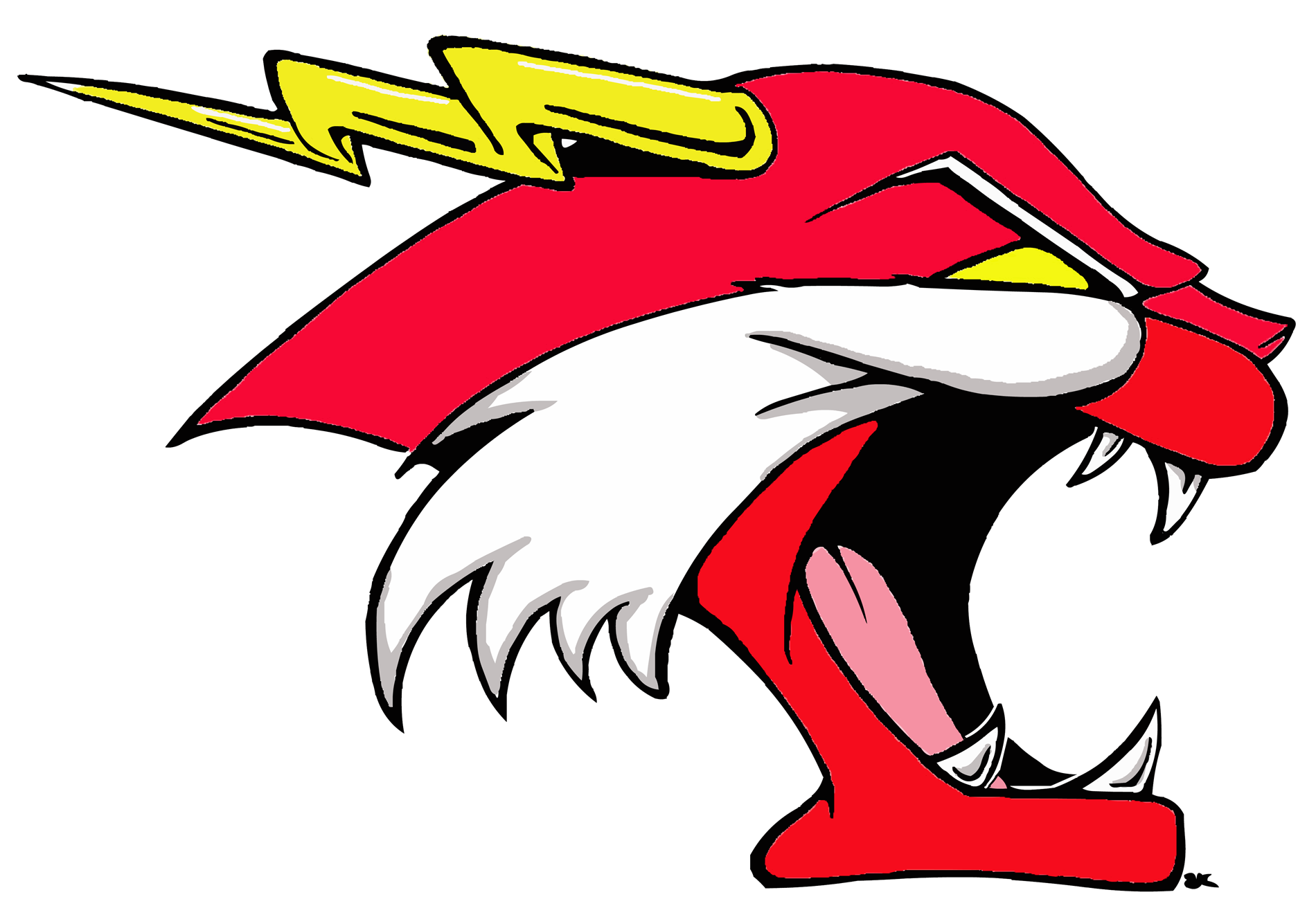 Thunderbolt Middle School logo - Thundercat mascot