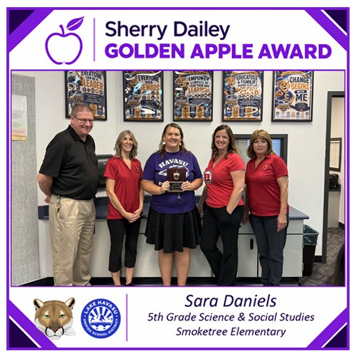 Sara Daniels Golden Apple Award