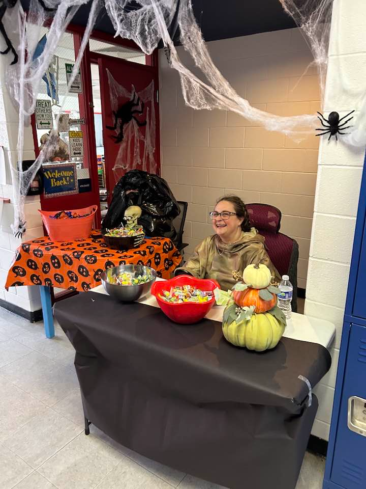 Two girls in spooky showdown