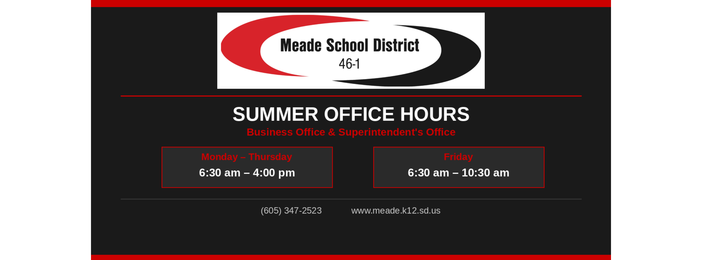 summer hours