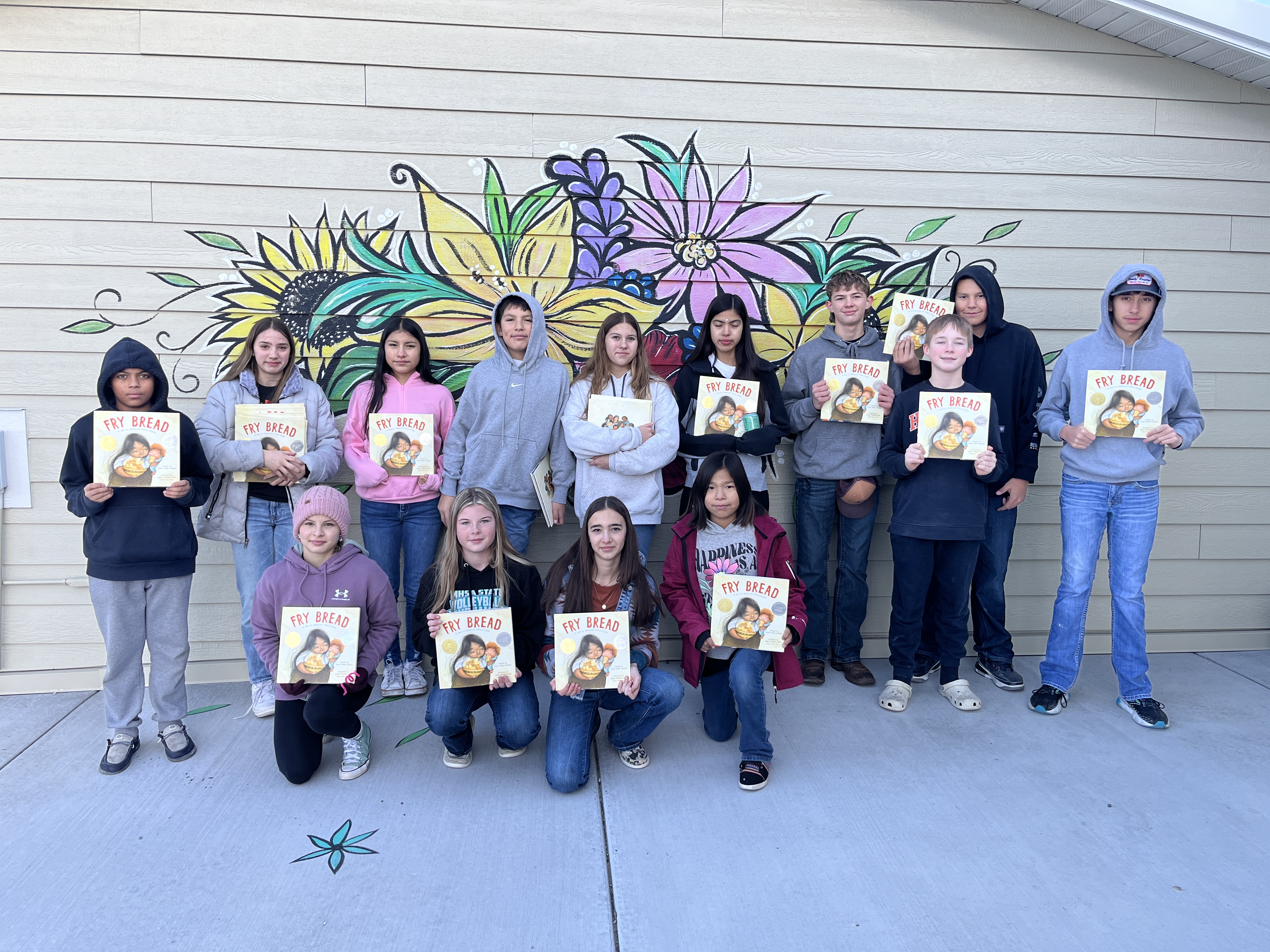 Student Council Reads to students at KRC