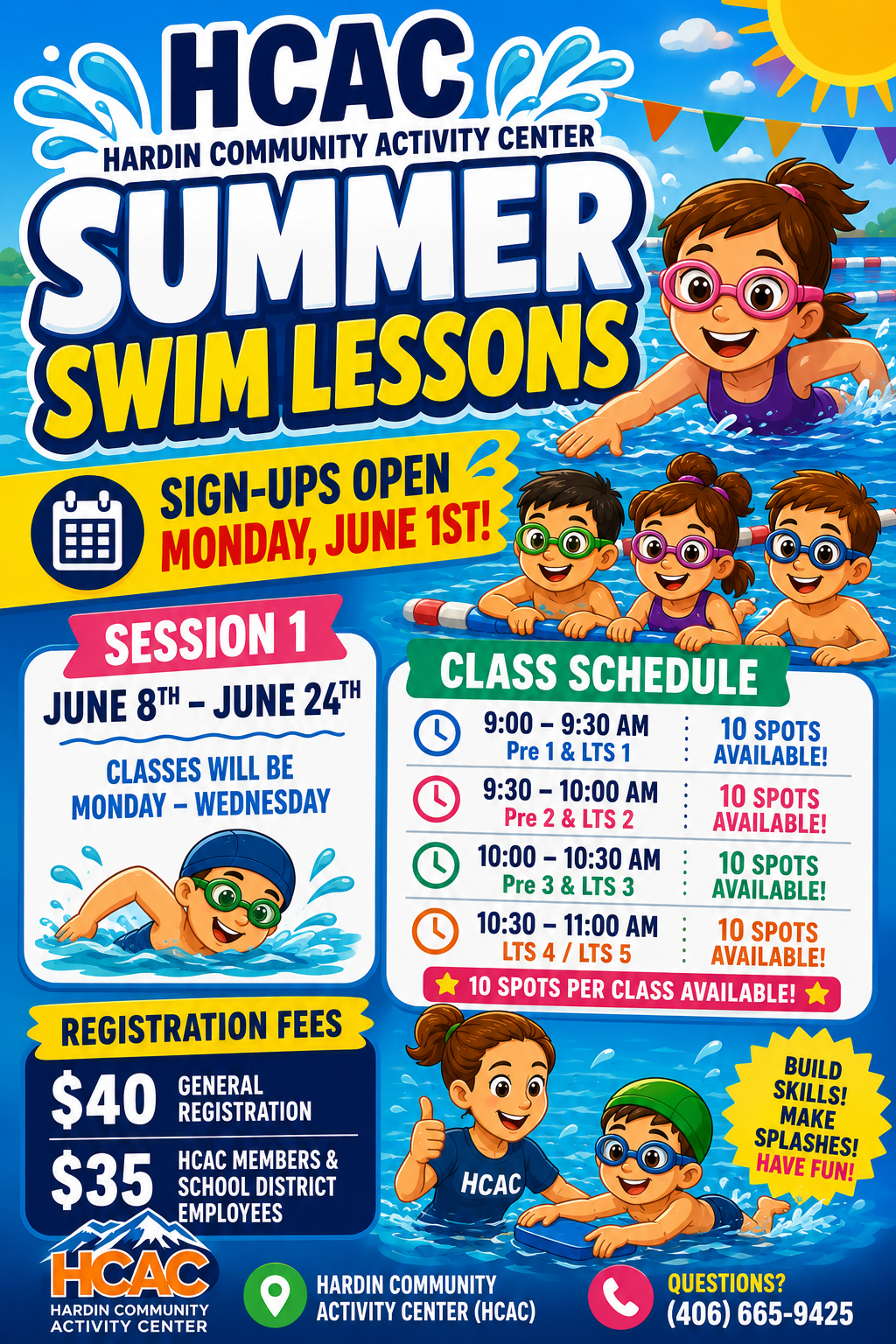 BEACHEDDAYS★AQUATIC DIVISION TheCommoner Hardin Community Activity Center | Hardin Public Schools