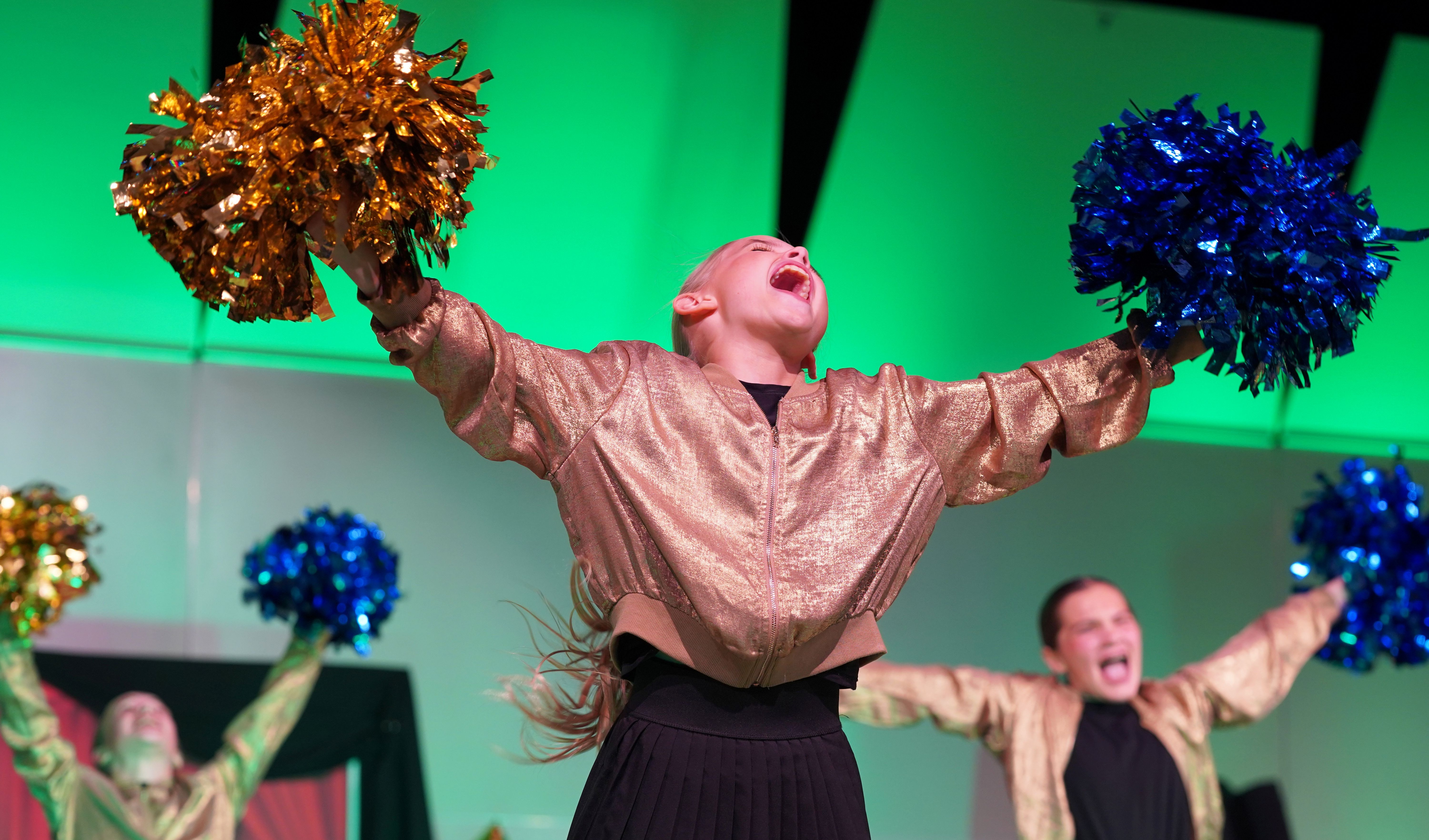 Student performs in AirBand 2026.