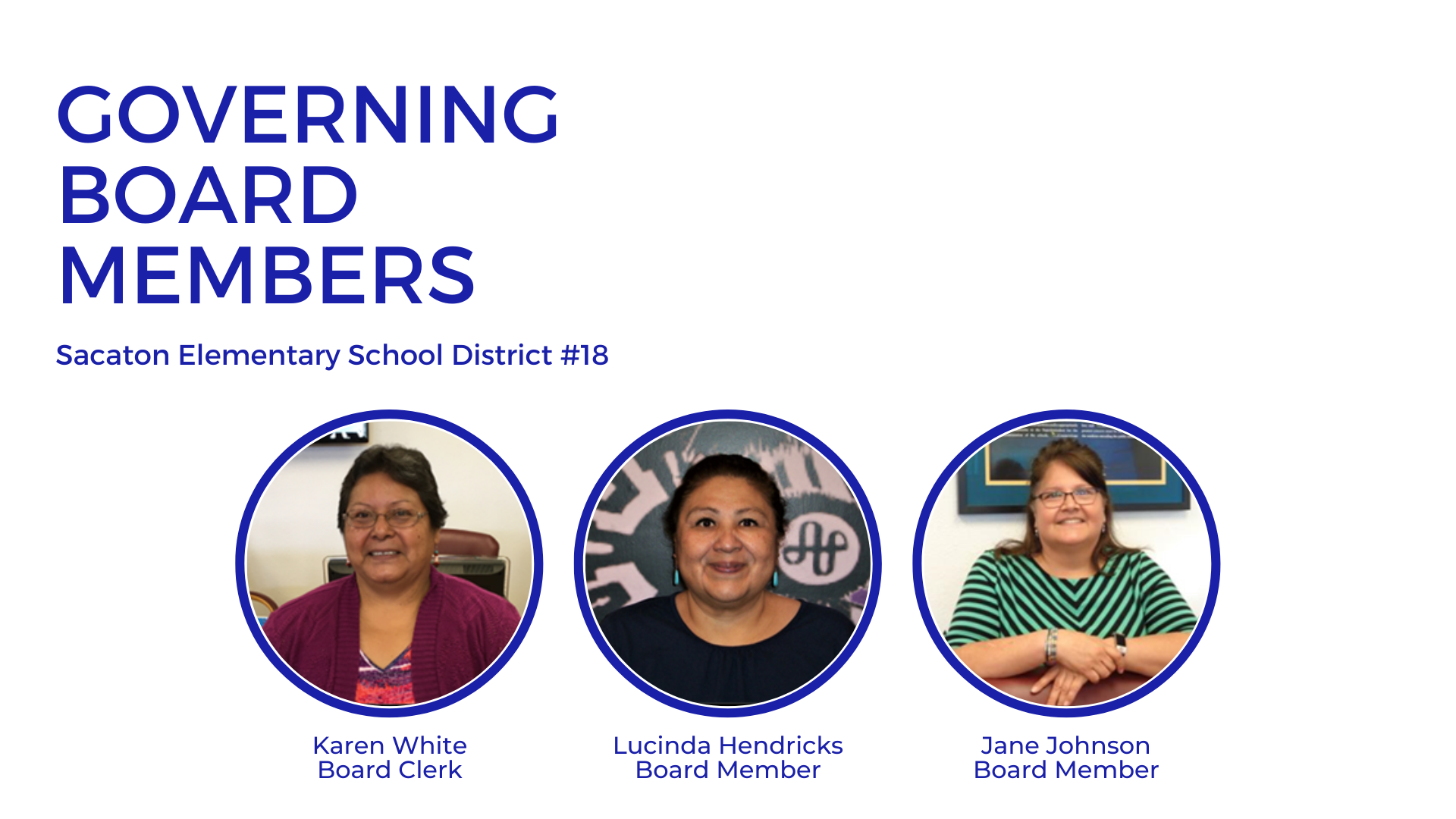 SESD Governing Board Members