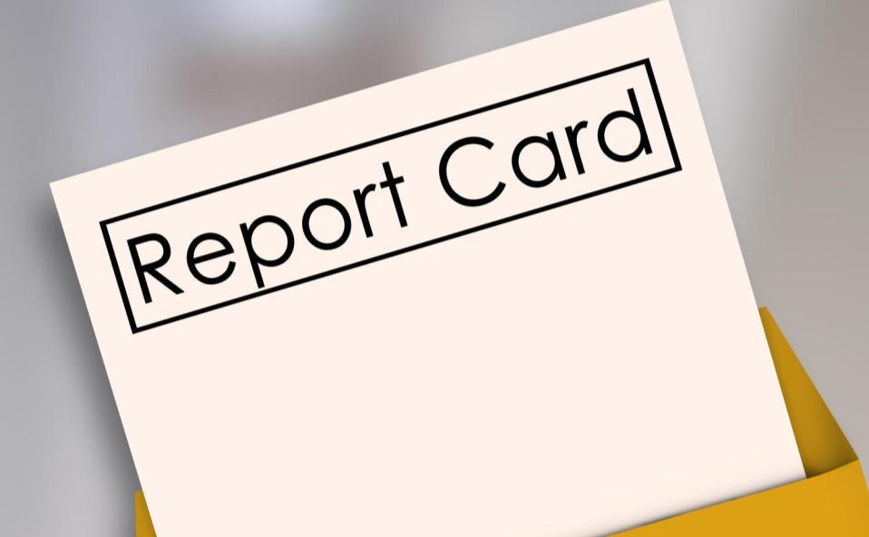 Clipart of a report card