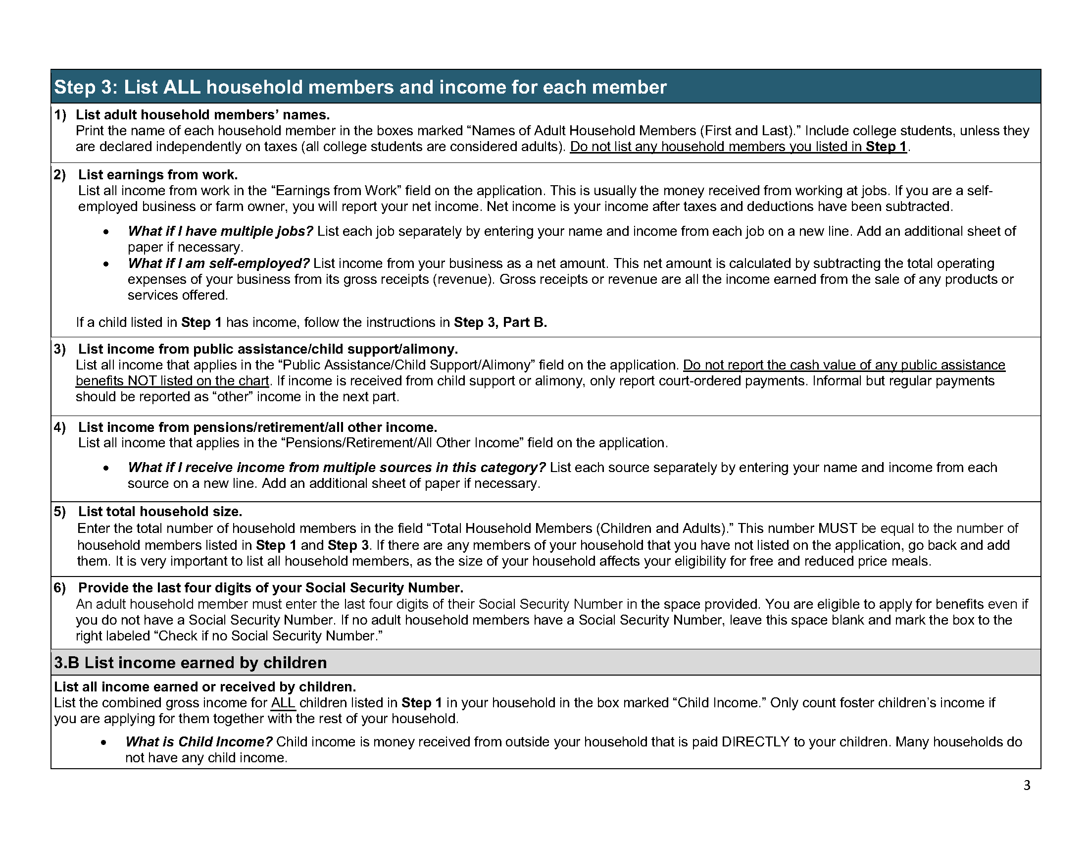 FY 26 Meal Benefits Application Packet