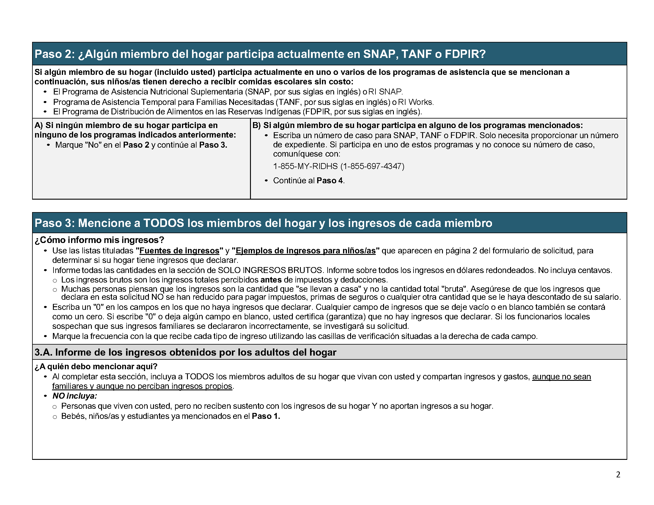 FY 26 Meal Benefits Application