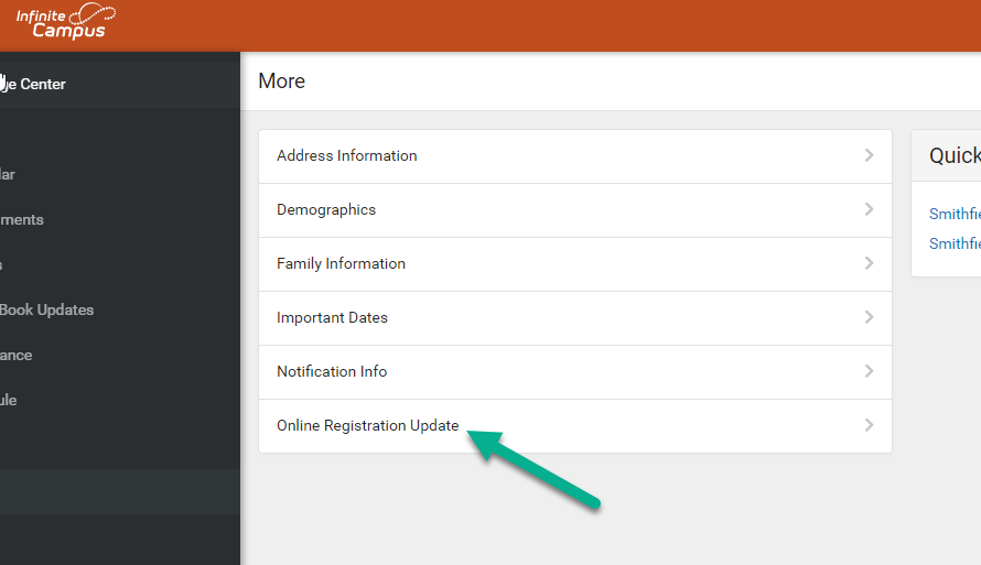 Parent Portal Instructions - Click Online Registration